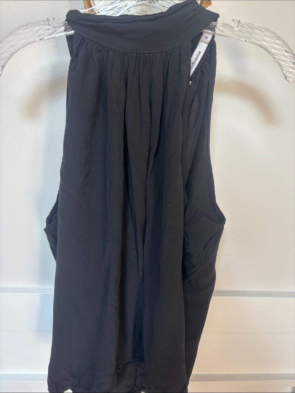 Redhaute black tie halter size small